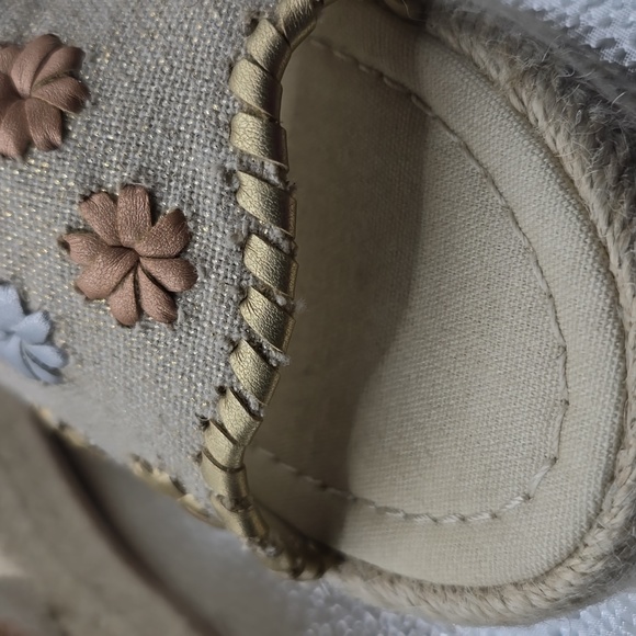 Jack Rogers Palmer Espadrilles Slides Sandals Wedges Natural size 7 woman - Picture 12 of 12